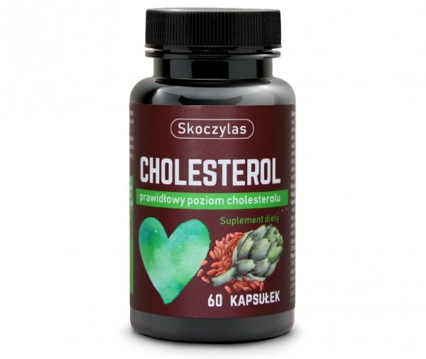 Cholesterol Monakolina K 60 kapsułek suplement diety Skoczylas