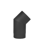 Kolano kominowe Cosistove 45°  D150mm czarne 