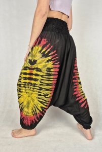 Szarawary alladynki tie dye