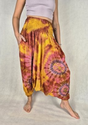 Szarawary alladynki tie dye