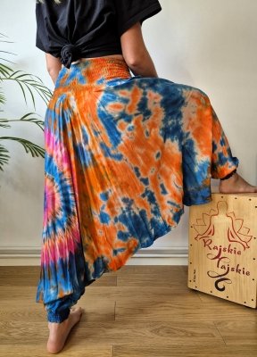 Szarawary alladynki tie dye