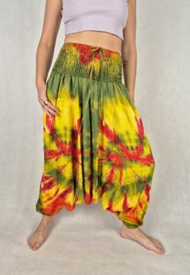 Szarawary alladynki tie dye