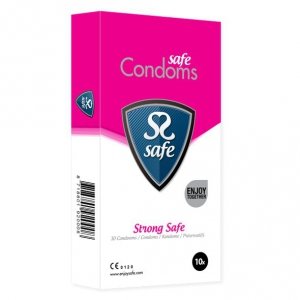 Prezerwatywy wzmocnione - Safe Super Strong For Extra Safety Condoms 10 szt