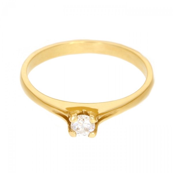 Złoty pierścionek z cyrkoniami PR.00304 pr.585