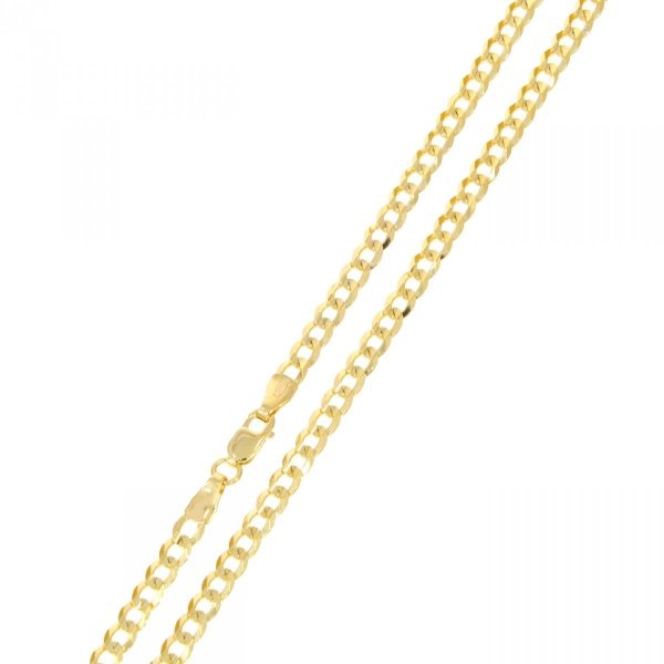 Złoty łańcuszek pancerka 50cm LA.01068 pr.585