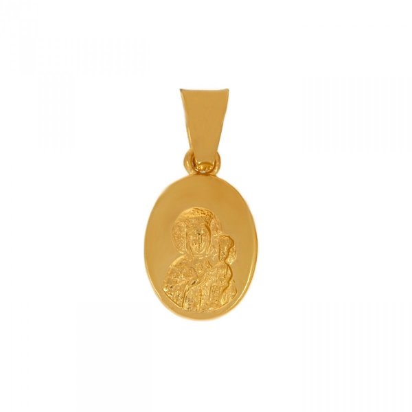 Złoty medalik z wizerunkiem Matki Boskiej Częstochowskiej ME.00163 PR.585