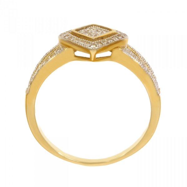 Złoty pierścionek z cyrkoniami PR.00038 pr.585