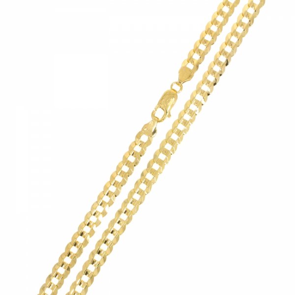 Złoty łańcuszek pancerka 55cm LA.01378 PR.585