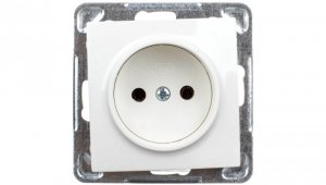 IMPRESJA Gniazdo pojedyncze b/u ecru GP-1Y/m/27