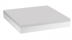 Plafon LED 12W 1250lm 4000K/neutralna IP44 IK10 okrągły wodoodporny z cz.ruchu HF biały LED SMART-S White 12W HF NW GXLS282