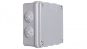 Puszka hermetyczna natynkowa 108x108x56mm IP44 szara PH-1A.3 28.13