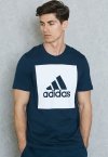Adidas T-Shirt Herren Marine Blue Ess Big Logo Tee S98726