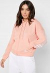 Adidas W Mh 3S Dk HD EB3824 Kapuzenpullover In Rosa Sportbluse für Damen
