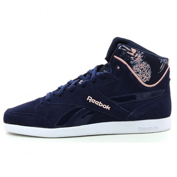 Reebok Fabulista Mid II Damenschuhe In Marineblau Bequeme Oldschool Sportschuhe