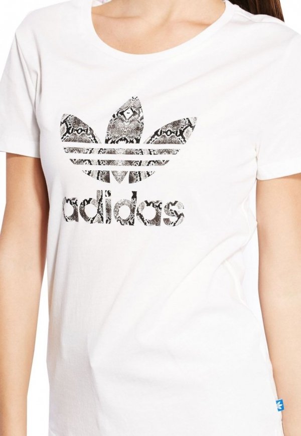 Adidas Originals Damen T-Shirt Trefoil In Weiß AB2002