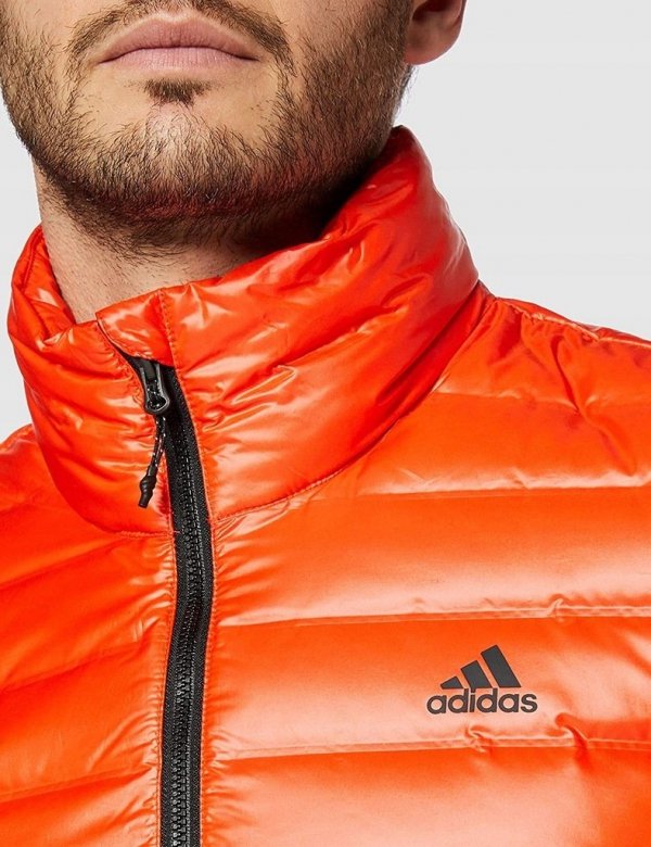 Adidas Varilite Jacket DZ1392 Herrenjacke Daunenjacke In Orange für Männer