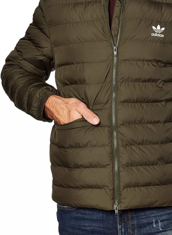 Adidas Originals Herrenjacke In Khaki Steppjacke Sst Outdoor DJ3193