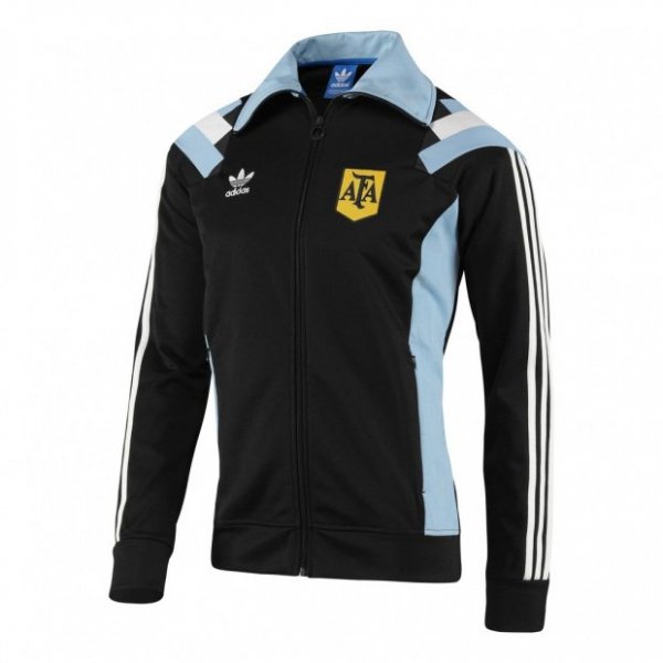Adidas Originals Herrenbluse Argentinien Retro Sweatshirt In Schwarz F77288