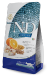 FARMINA N&D Ocean Cod, Spelt, Oats & Orange Adult - sucha karma dla kota - 1,5kg