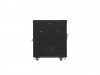 Szafa rack Lanberg FF01-6815-12B (15U; 19''; 848mm / 600mm / 800 mm; stojąca; Szklane; 800 kg; kolor czarny)