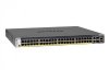 NETGEAR M4300-52G-PoE+ 550W PSU Zarządzany L2/L3/L4 Gigabit Ethernet (10/100/1000) Obsługa PoE 1U Czarny