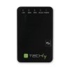 Router bezprzewodowy Techly I-WL-REPEATER2 Fast Ethernet Czarny, Biały