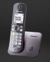 Panasonic KX-TG6811 Telefon w systemie DECT Nazwa i identyfikacja dzwoniącego Czarny