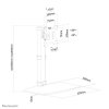 Neomounts FPMA-D890WHITE uchwyt / stojak do monitorów 76,2 cm (30) Biurko Biały