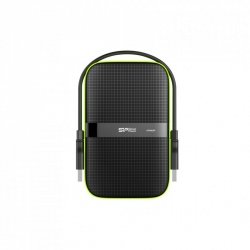 Dysk zewnętrzny HDD Silicon Power Armor A60 (5TB; 2.5; USB 3.2; 5400 obr/min; Green-Black; SP050TBPHDA60S3K)
