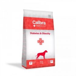 CALIBRA Veterinary Diets Diabetes /Obesity - karma dla psa - 12 kg