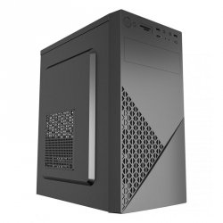 GEMBIRD OBUDOWA FORNAX K170 MINI-TOWER (1X USB 3.1, 2X USB 2.0, 1X USB TYP-C, CZYTNIK KART, 2X MINIJACK) CZARNA