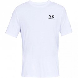 Koszulka męska Under Armour Sportstyle Left Chest SS biała 1326799 100 S