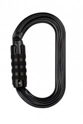 Karabinek ok triact lock czarny PETZL
