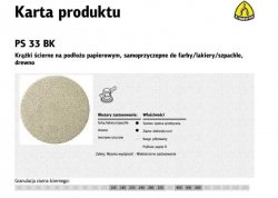 K.KRĄŻEK 225 PS33BK  gr.180 /50szt. SZPACHLA