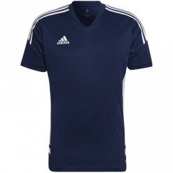 Koszulka męska adidas Condivo 22 Jersey V-neck granatowo-biała HA6291 XL