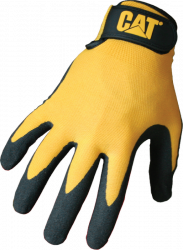 Rękawice ochronne robocze CAT nylon pianka nitrylowa rozmiar M
