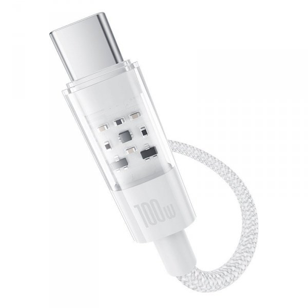 Kabel Baseus Gem Typ C-Typ C 100W 2m (biały)