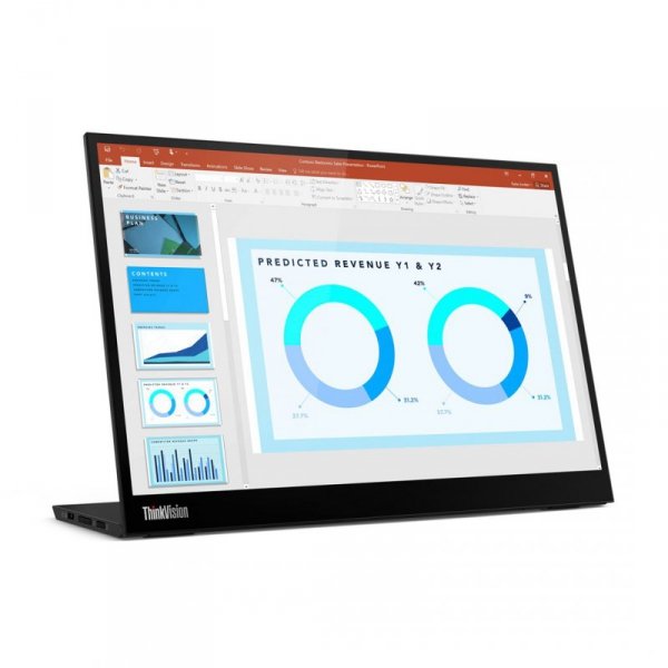 Lenovo ThinkVision M14d 14&quot; QHD IPS 60Hz 300nits AG 2xUSB-C Raven Black