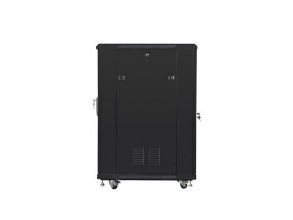 LANBERG SZAFA RACK STOJĄCA 19&quot; 22U 600X800 DRZWI PERFOROWANE CZARNA (FLAT PACK)