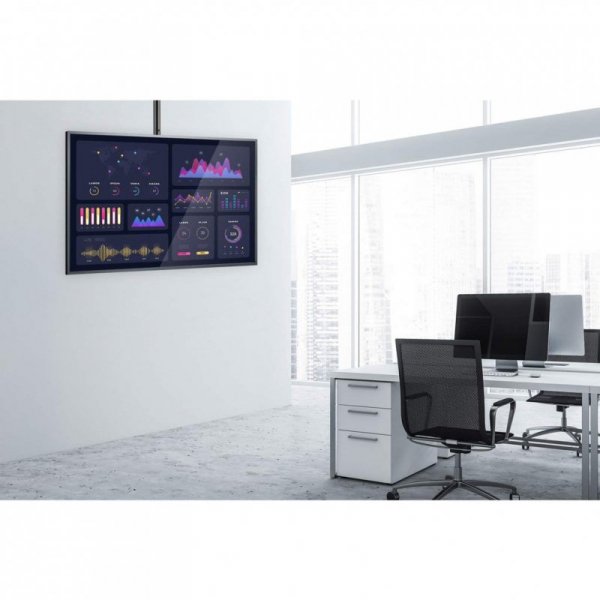 Manhattan 462204 uchwyt do telewizorów 177,8 cm (70&quot;) Czarny