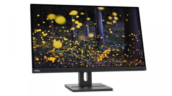 Lenovo ThinkVision E27q-20 LED display 68,6 cm (27&quot;) 2560 x 1440 px Quad HD Czarny
