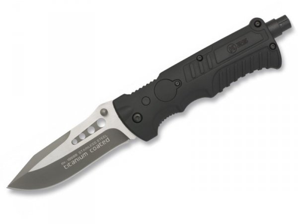 Nóż K25 19588 Tactical Black Titanium