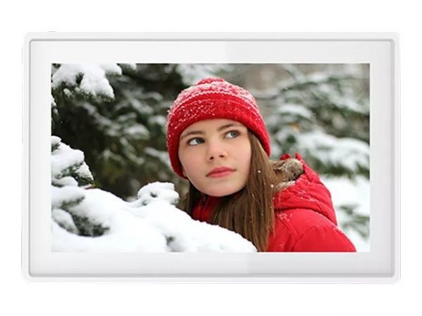 Denver PFF-1021WHITE cyfrowa ramka na zdjęcia Biały 25,6 cm (10.1&quot;) Ekran dotykowy Wi-Fi