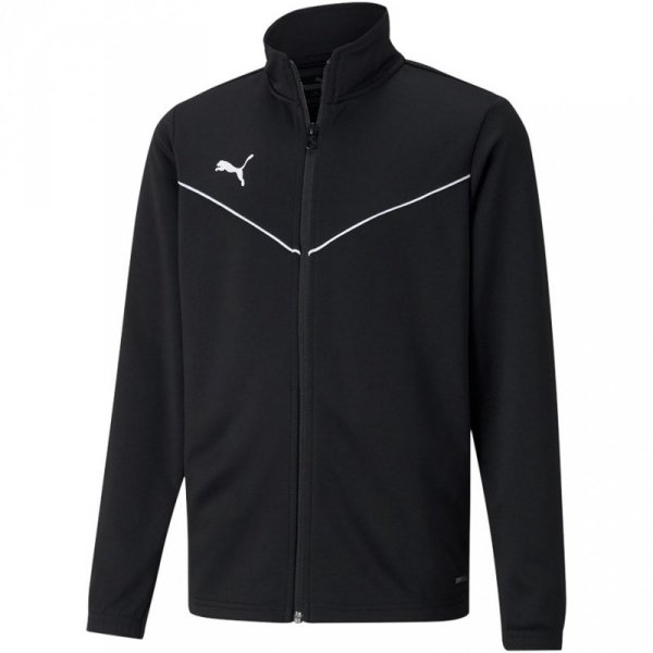 Bluza dla dzieci Puma teamRISE Training Poly Jacket Jr czarna 657393 03  164cm