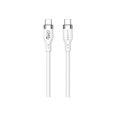 HYPER HJ4001WHGL kabel USB USB 2.0 1 m USB C Biały