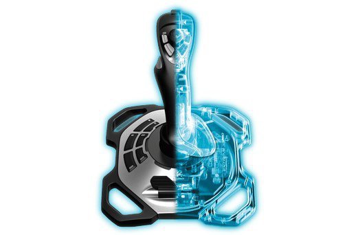 Logitech G 942-000031 kontroler gier Czarny, Biały USB 2.0 Joystick Cyfrowy PC