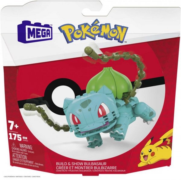 MEGA CONSTRUX Klocki POKEMON Bulbusaur GVK83 GKY95 MATTEL
