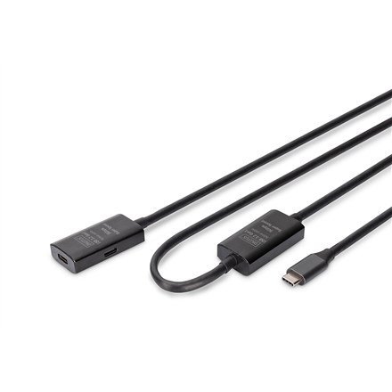 Digitus Aktywny przedłużacz USB 3.2 Gen1 5G, USB-C - USB-C, 10 m