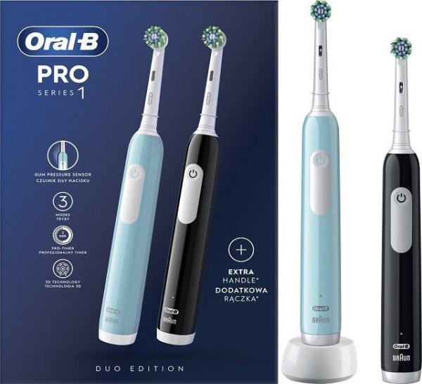 Szczoteczka elektryczna Oral-B PRO1 Duo Pack