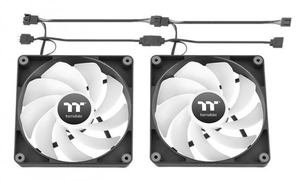 Wentylator komputerowy Thermaltake CT140 Reverse ARGB Sync z podświetleniem 140mm, zestaw 2 sztuki